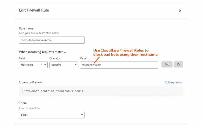 Edit Firewall Rule